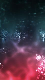 Abstract bubble iPhone wallpaper