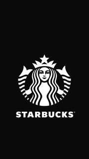 【260位】スターバックス（ブラック）|LogoのiPhone壁紙