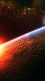 Sunrise in Space