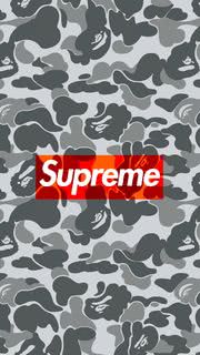 Supreme (迷彩)|SupremeのiPhone壁紙