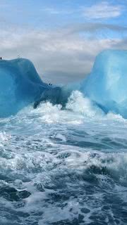 氷山の上のペンギン