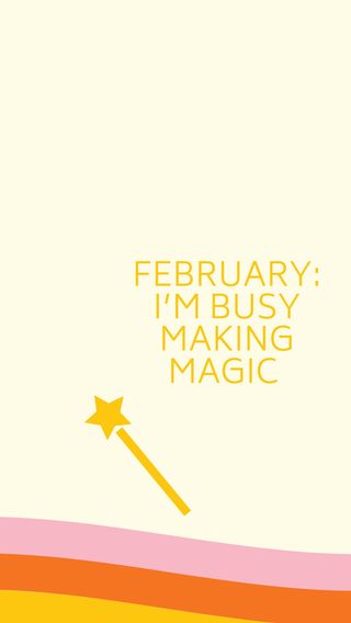 I'm busy making magic