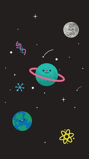 かわいい宇宙のイラスト