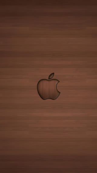 Apple - 木目調