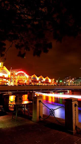 シンガポールの夜景