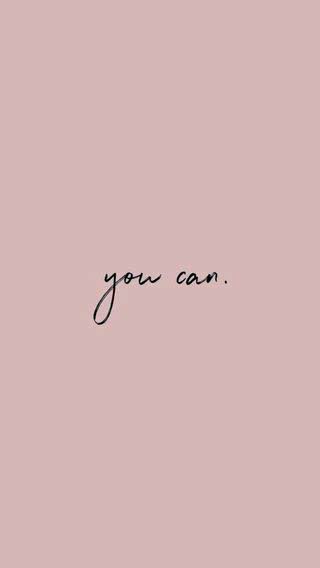 You can