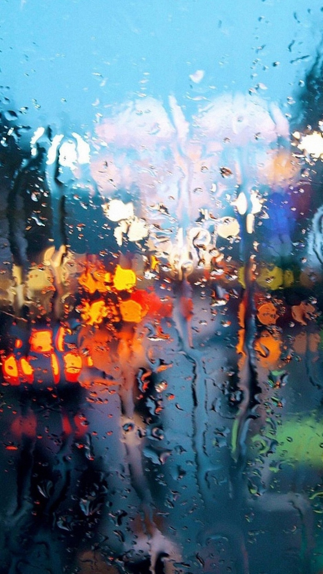 ガラス越しの雨 Iphone11 スマホ壁紙 待受画像ギャラリー