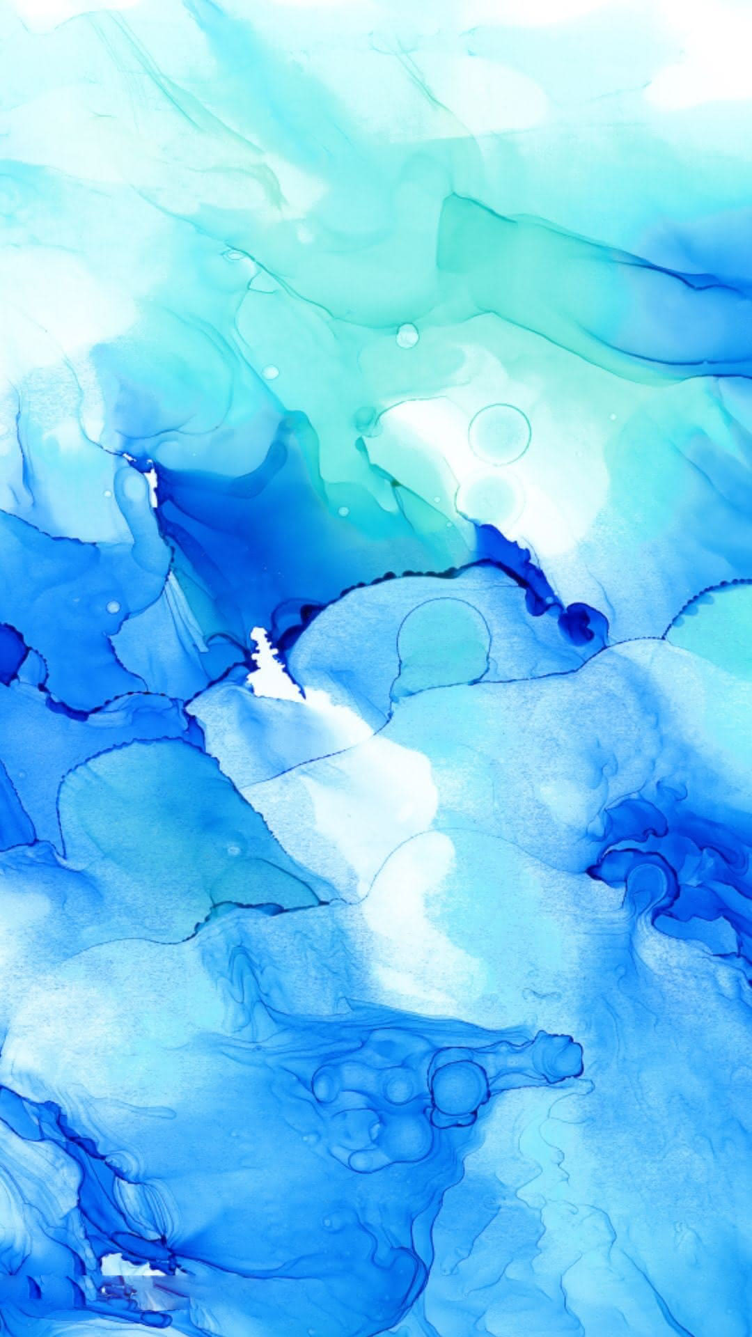 ブルーの水彩マーブル Iphone11 スマホ壁紙 待受画像ギャラリー