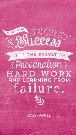 成功の名言 - preparation, hard work, and learning from failure