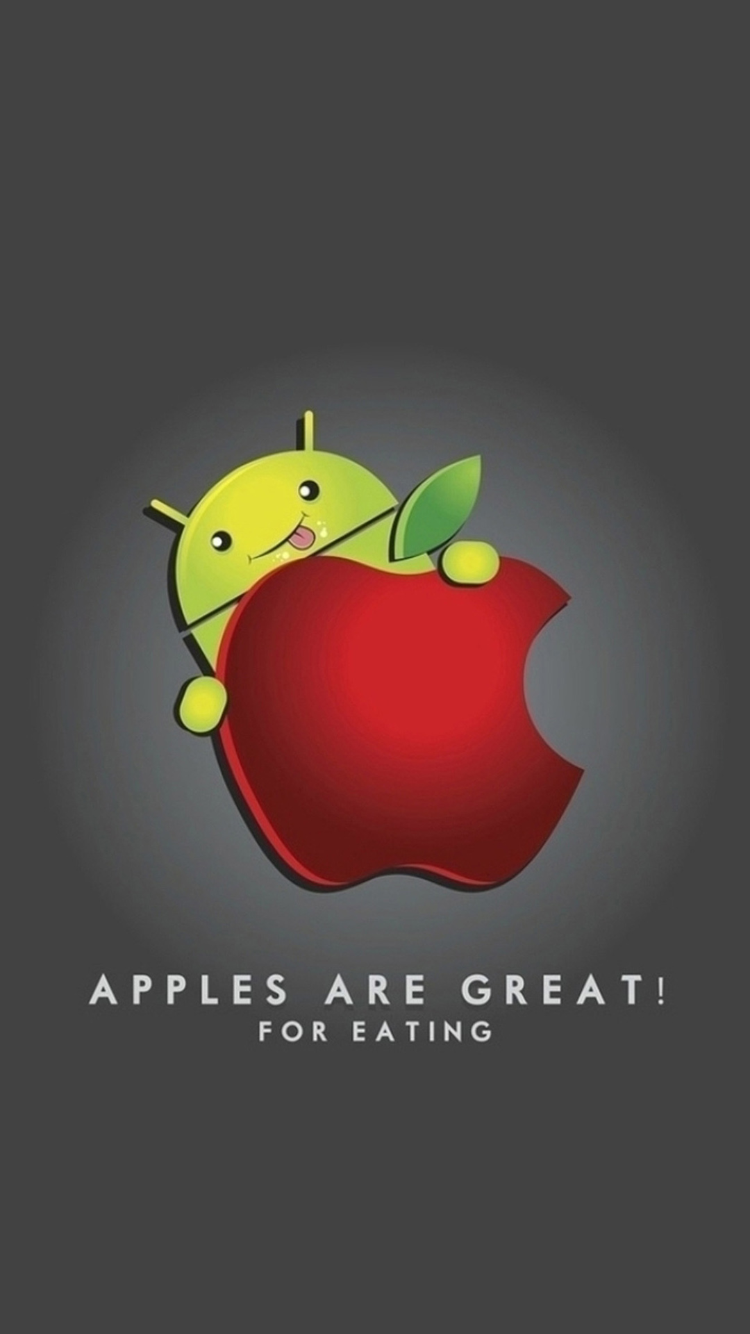 ドロイド君リンゴをかじる Iphone11 スマホ壁紙 待受画像ギャラリー