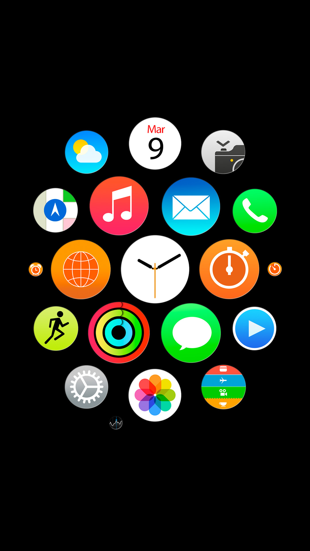 Apple Watch Icons Iphone11 スマホ壁紙 待受画像ギャラリー