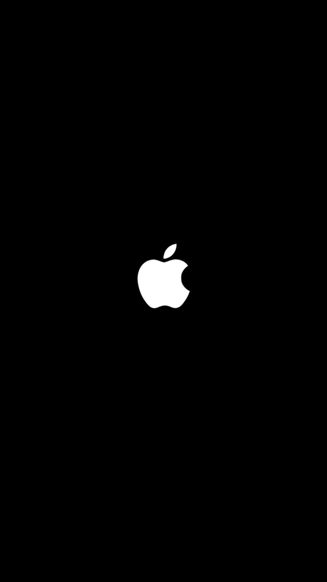 人気21位 Appleロゴマーク ブラック シンプルでかっこいい壁紙 Iphone11 スマホ壁紙 待受画像ギャラリー