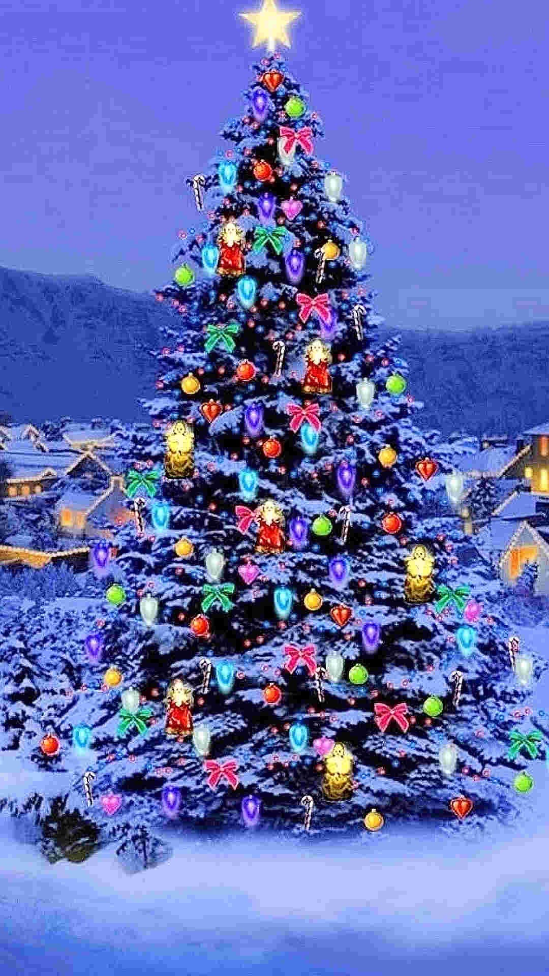 大きなクリスマスツリー Iphone11 スマホ壁紙 待受画像ギャラリー