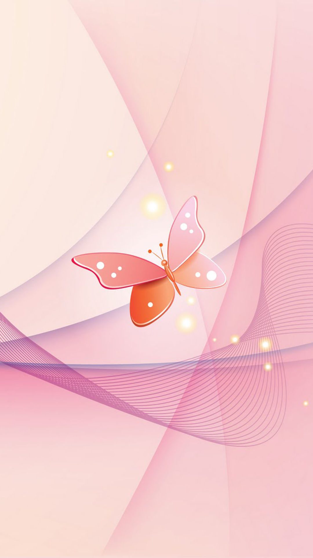 ピンクの蝶 Girlyなiphone壁紙 Iphone11 スマホ壁紙 待受画像ギャラリー