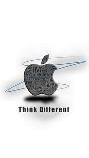 Think Different | アップルロゴのおしゃれなiPhone壁紙