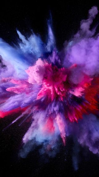 紫の爆発