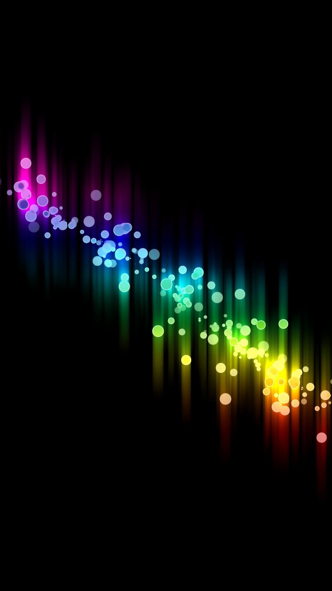 虹色の光の粒 Iphone11 スマホ壁紙 待受画像ギャラリー
