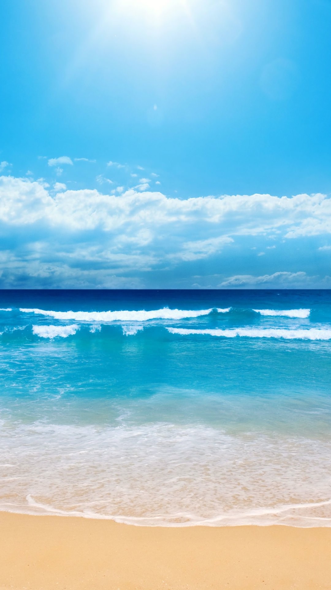 浜辺と青い水平線 Iphone11 スマホ壁紙 待受画像ギャラリー