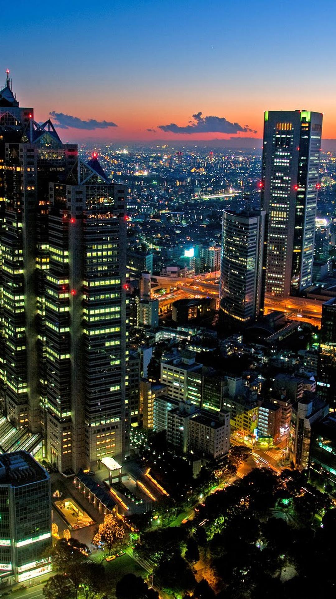 東京の夜景 Iphone11 スマホ壁紙 待受画像ギャラリー