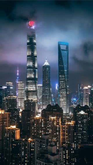 クール 壁紙 中国 夜景