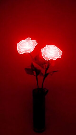 薔薇のライト