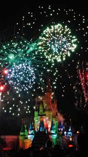 シンデレラ城の花火