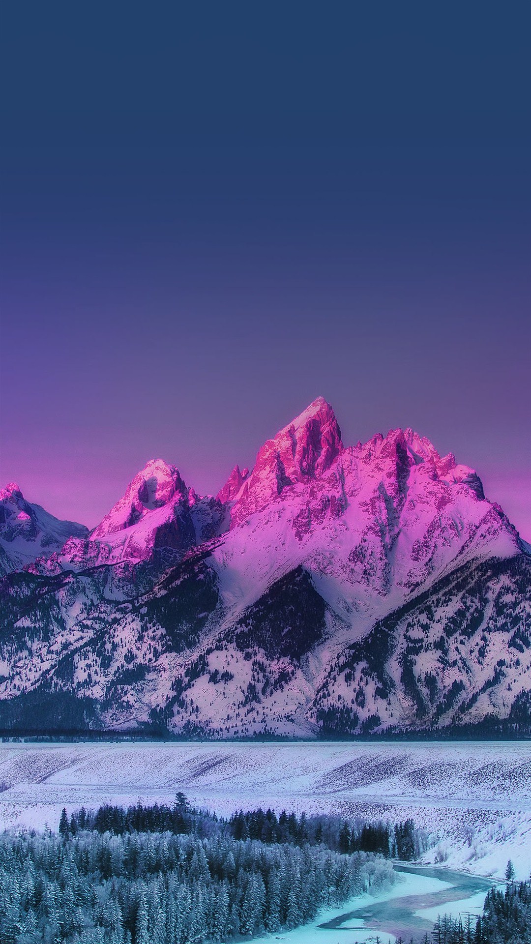 紫に染まる山 Iphone11 スマホ壁紙 待受画像ギャラリー