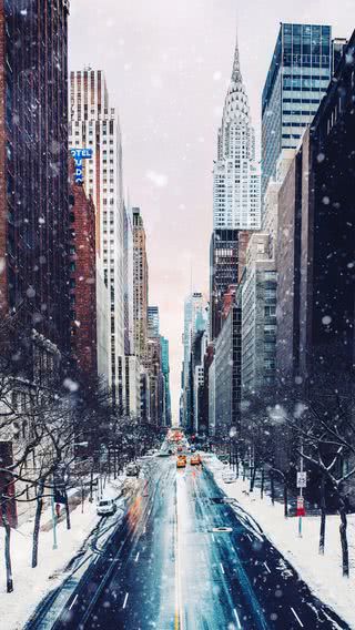冬のニューヨーク