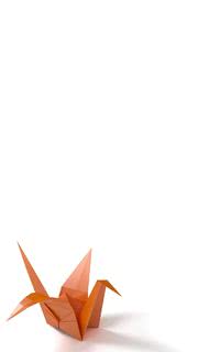 折り鶴 - Origami | おしゃれなiPhone XS壁紙