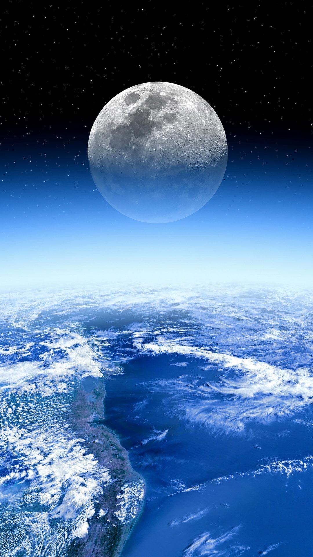月と地球 Iphone11 スマホ壁紙 待受画像ギャラリー