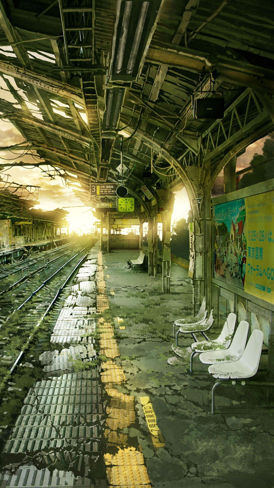 駅の廃墟 Post Apocalyptic Iphone11 スマホ壁紙 待受画像ギャラリー
