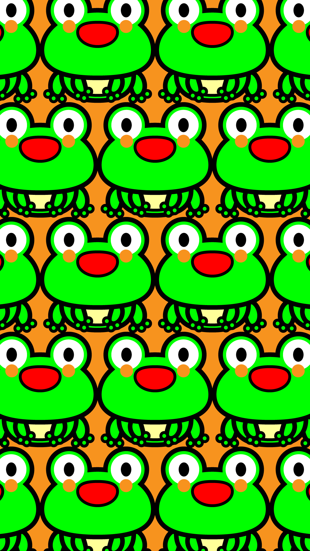 カエルがいっぱい Iphone11 スマホ壁紙 待受画像ギャラリー