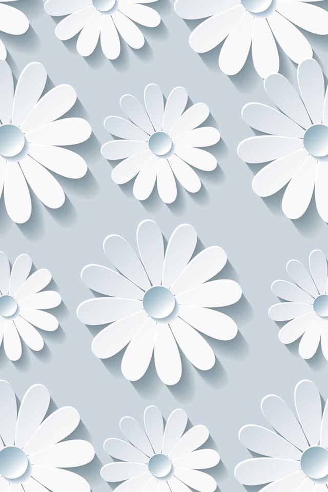 人気135位 真っ白な花柄 Iphone壁紙ギャラリー