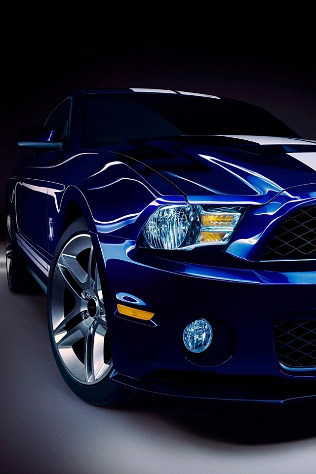 Blue Ford Shelby Free IPhone Wallpaper HD | IPhone壁紙ギャラリー