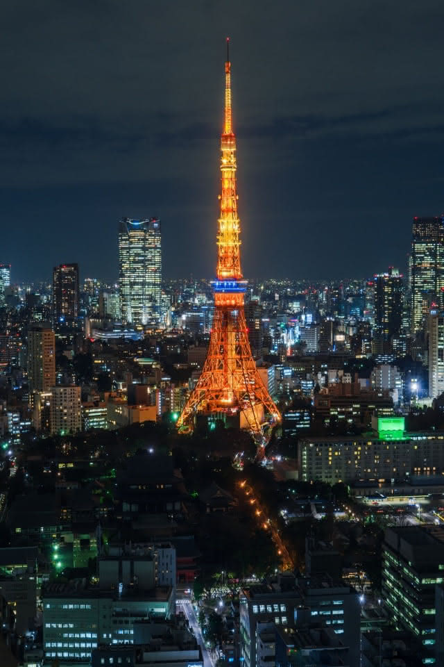 東京タワーの夜景 Iphone壁紙ギャラリー