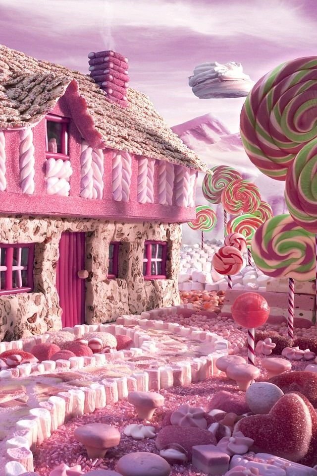 お菓子の家 Iphone壁紙ギャラリー