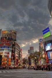 渋谷のスクランブル交差点