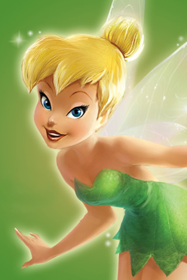 Tinkerbell Smile Free iPhone Wallpaper HD | iPhone壁紙ギャラリー