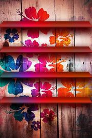 パステルカラーの花柄 Iphone壁紙ギャラリー