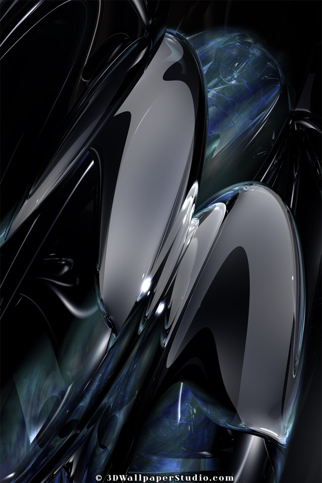 640x960 Hd Iphone Wallpaper 3d Black Design 高画質 Iphone 3d壁紙集 640x960 Iphone壁紙ギャラリー