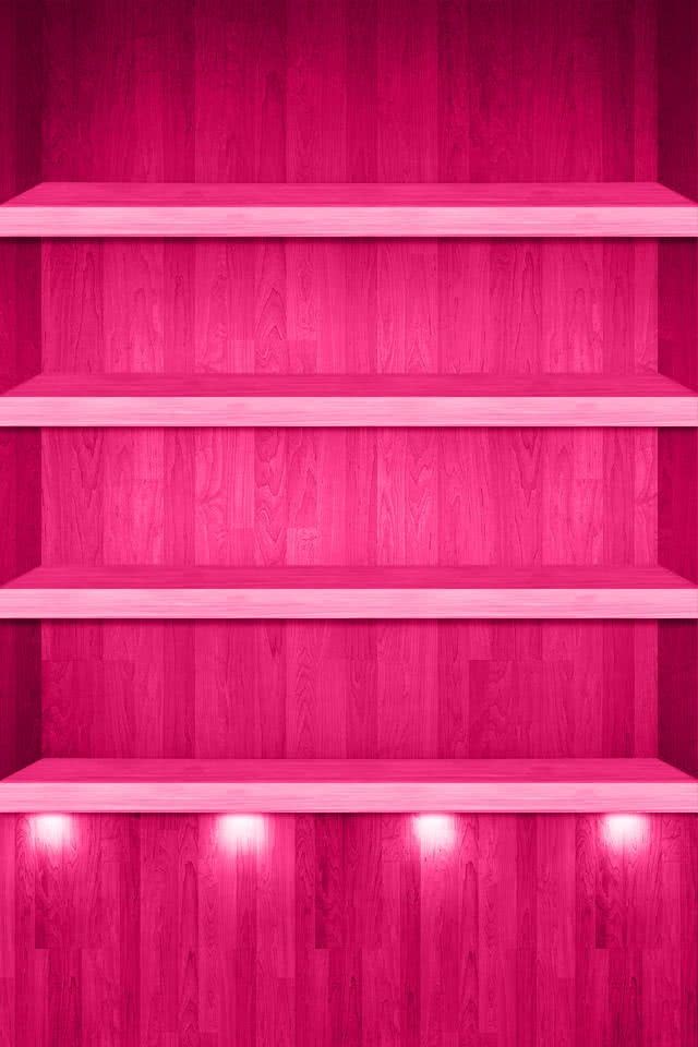 ピンク色の棚 シンプルでかわいいiphone壁紙 Iphone壁紙ギャラリー