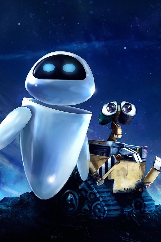 Walle And Eve Iphone Hd Wallpaper Iphone Hd Wallpaper Download