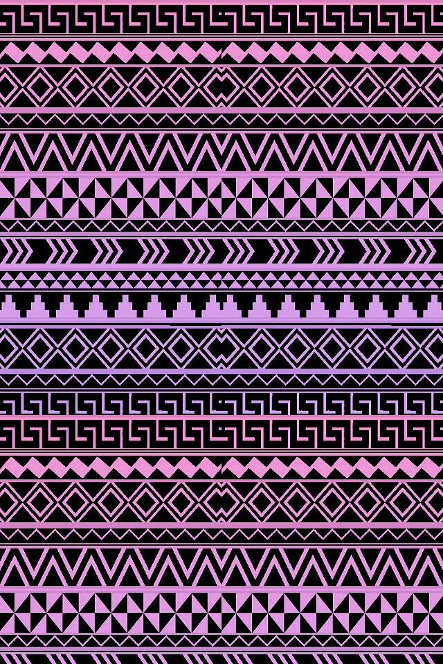 紫のトライバル柄 Iphone壁紙ギャラリー