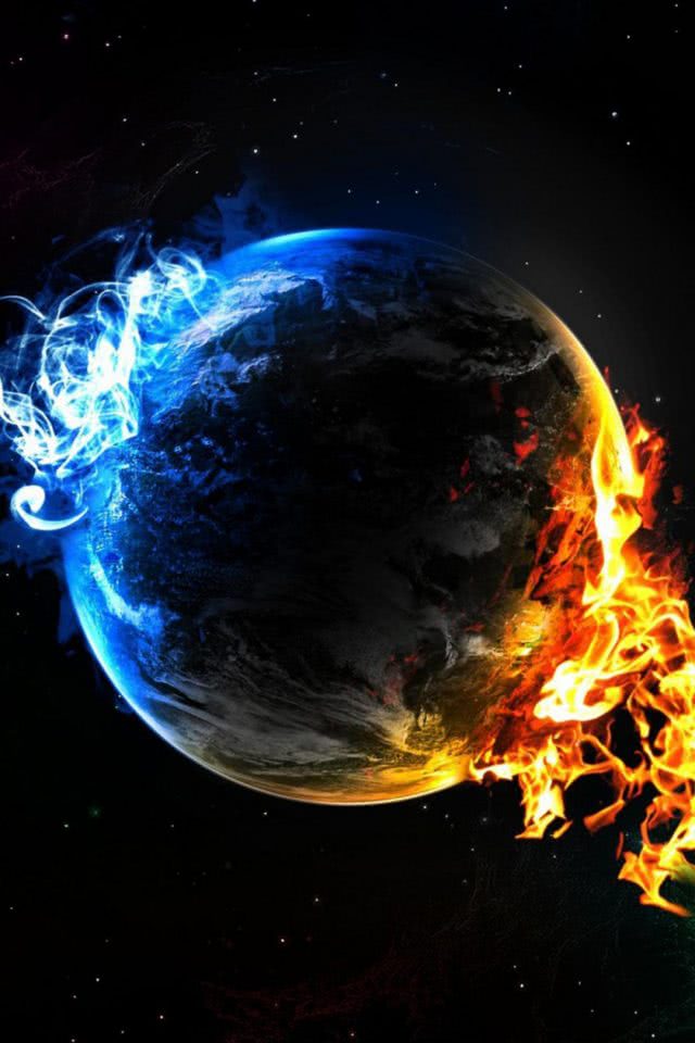 燃える地球 Iphone壁紙ギャラリー