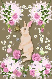 可愛いウサギ ハッピーイースター Iphone壁紙ギャラリー