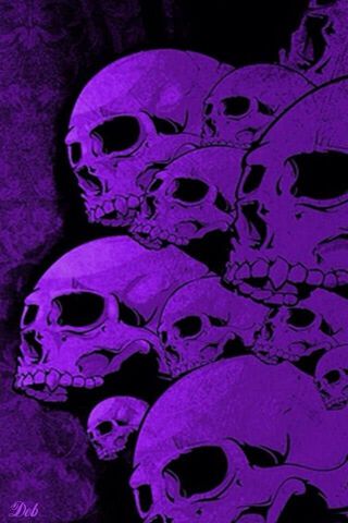 Skull - パープル