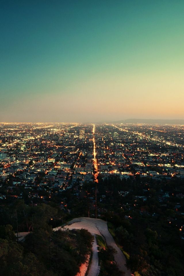 ロサンゼルスの夜景 Iphone壁紙ギャラリー