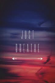 ロック画面用「Just breath」