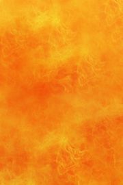 オレンジ色の炎