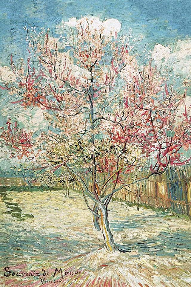 ゴッホ 花咲く桃の木 Iphone壁紙ギャラリー